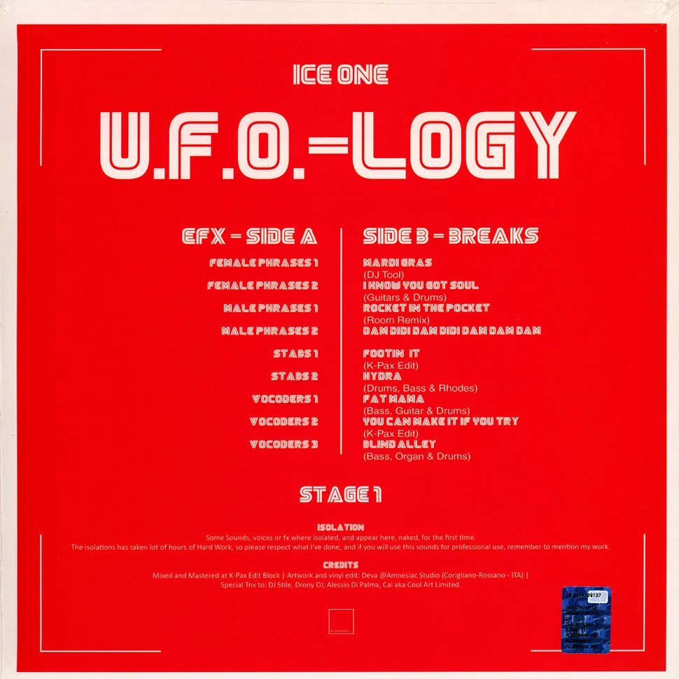 Ice One - U.F.O.-Logy (Stage 1)