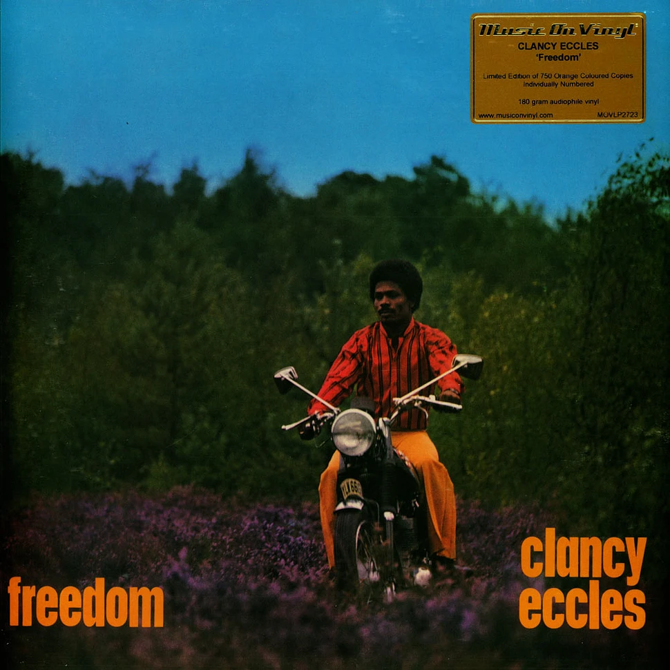 Clancy Eccles - Freedom Limited Numbered Orange Vinyl Edition