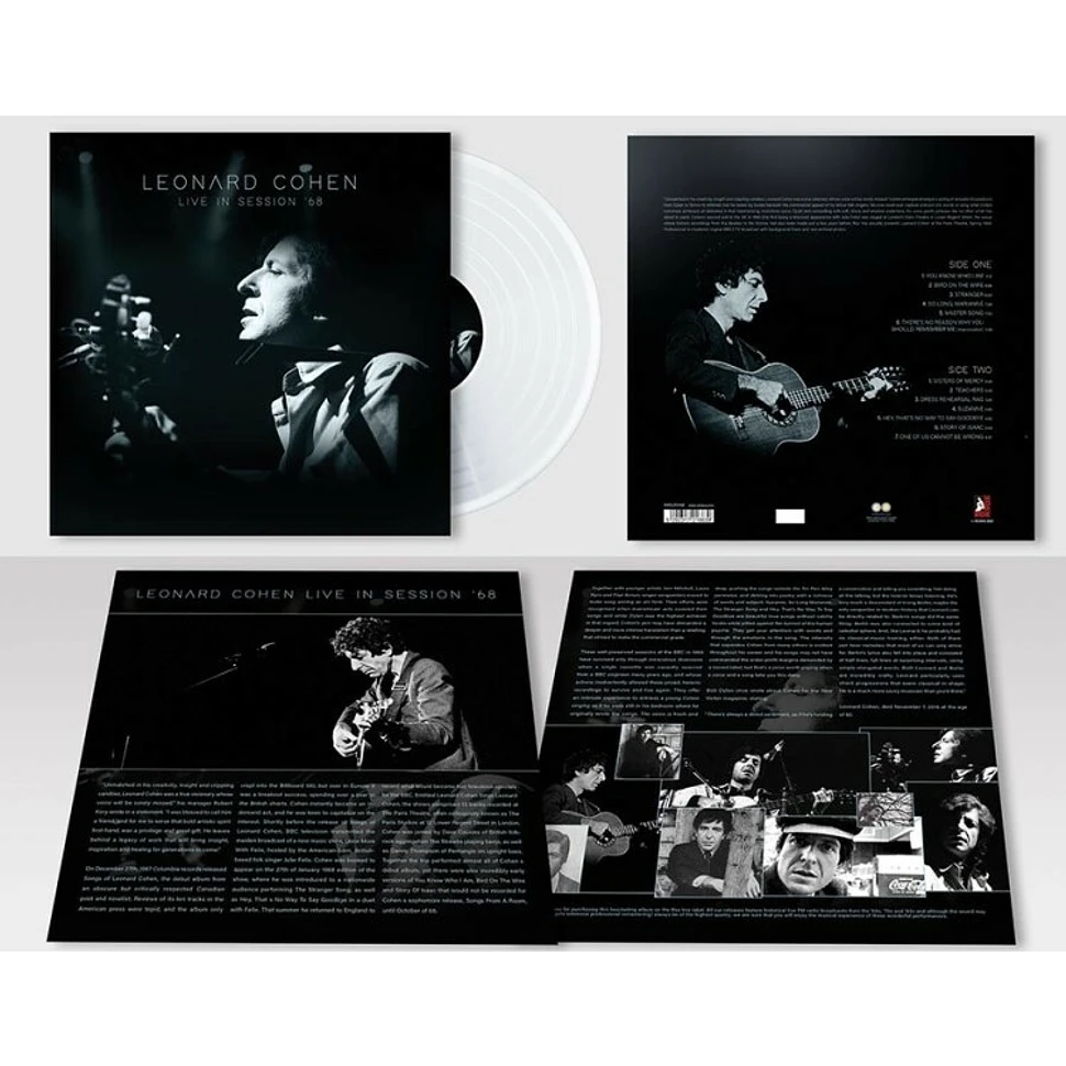 Leonard Cohen - Live In Session '68 White Vinyl Edition