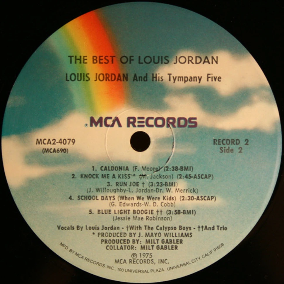 Louis Jordan And His Tympany Five - The Best Of Louis Jordan