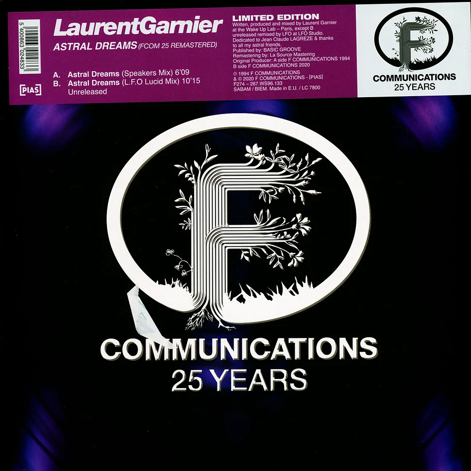 Laurent Garnier - Astral Dreams F Com 25 Remastered