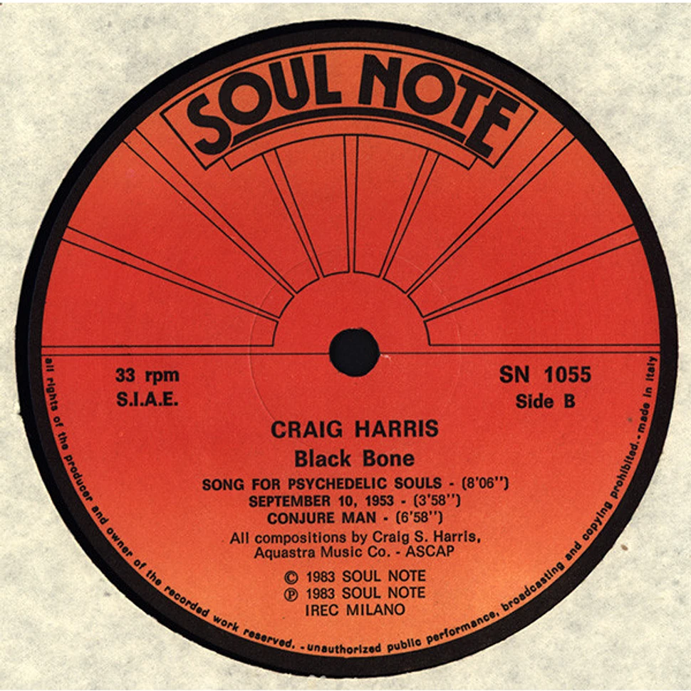 Craig Harris - Black Bone
