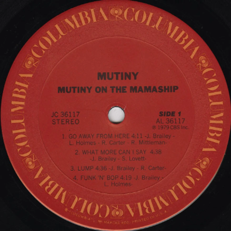 Mutiny - Mutiny On The Mamaship