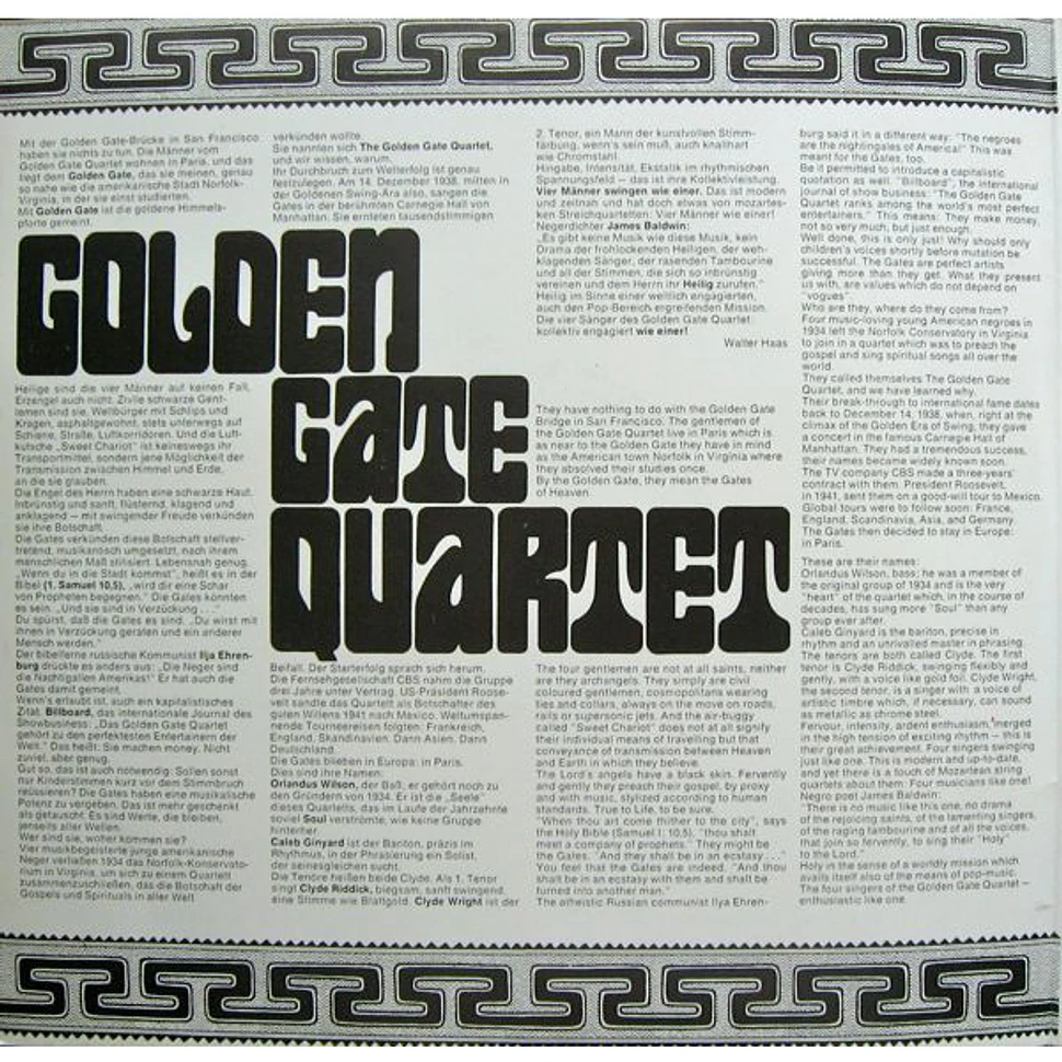 The Golden Gate Quartet - Golden Gate Quartet