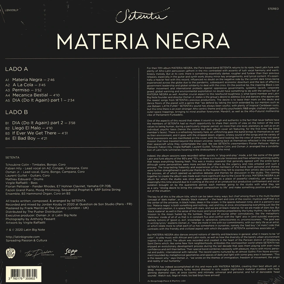 Setenta - Materia Negra