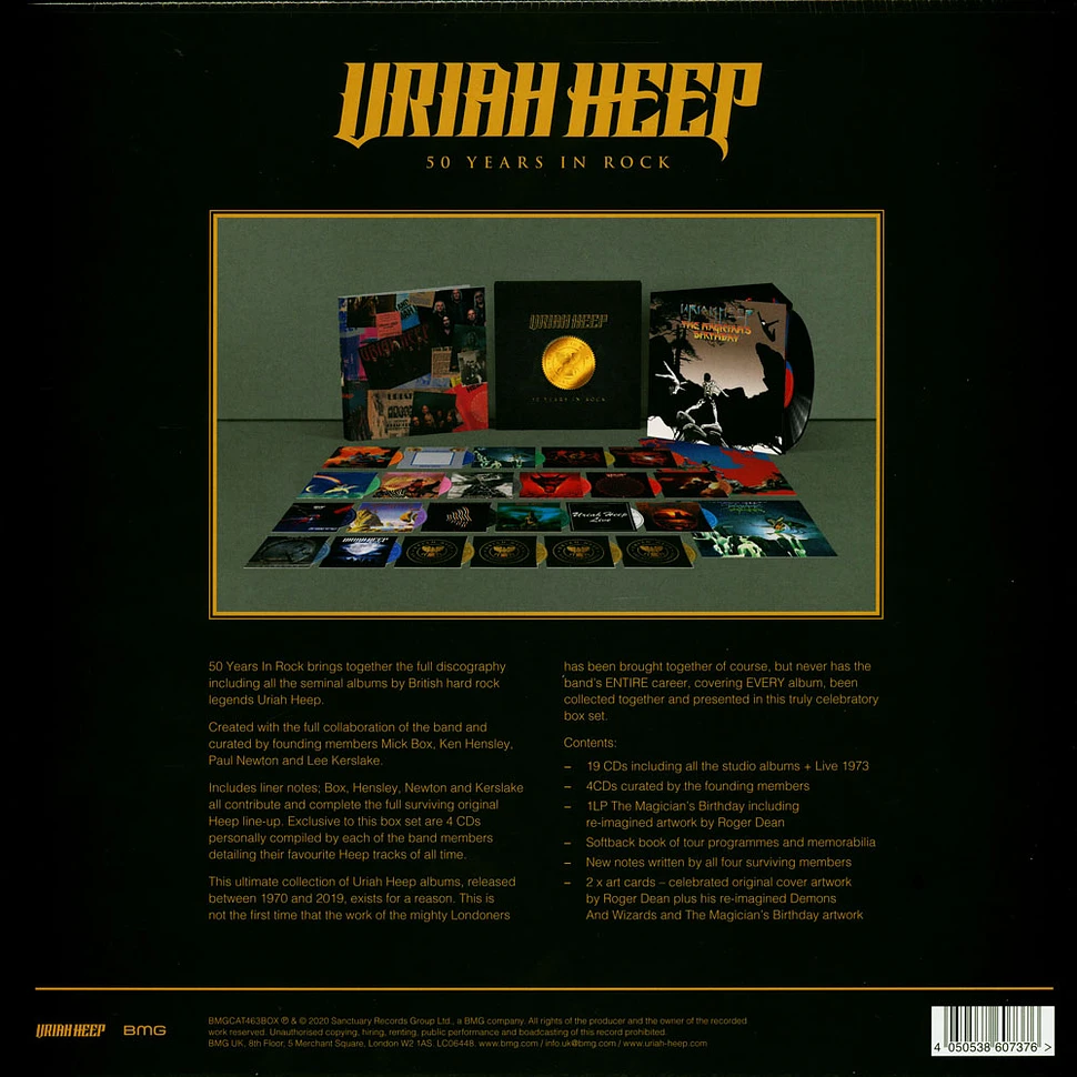 Uriah Heep - 50 Years In Rock Deluxe Box