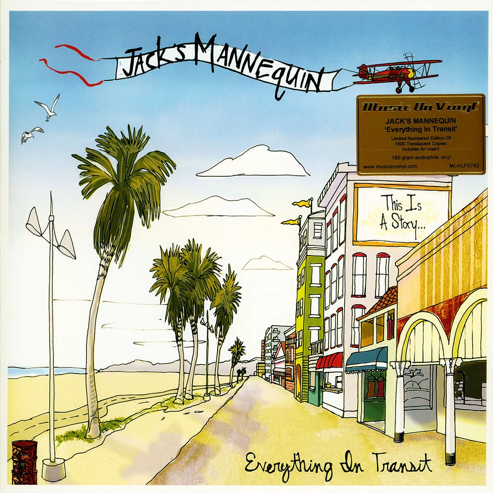 Jack's Mannequin - Everything In Transit Clear Vinyl Edition