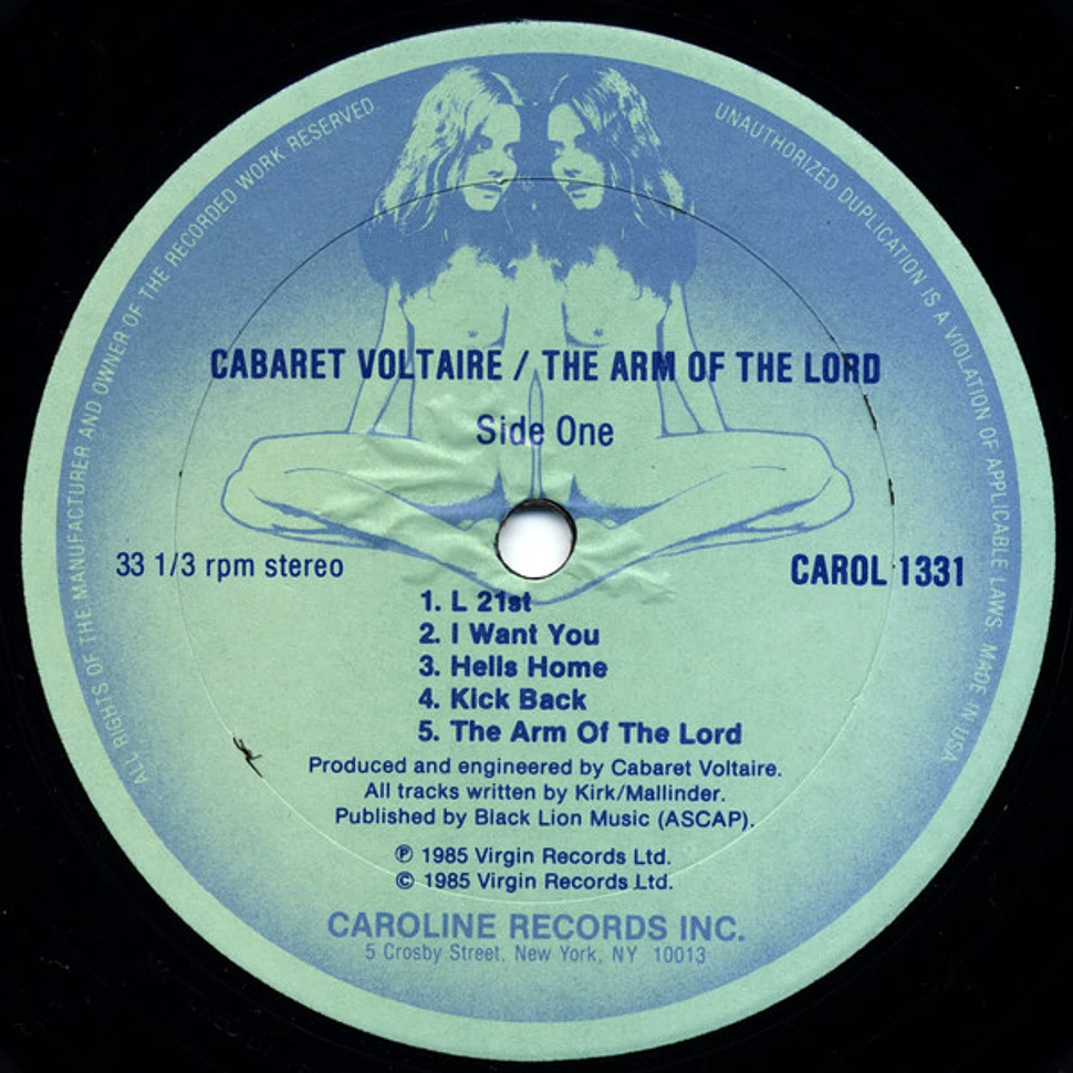 Cabaret Voltaire - The Arm Of The Lord