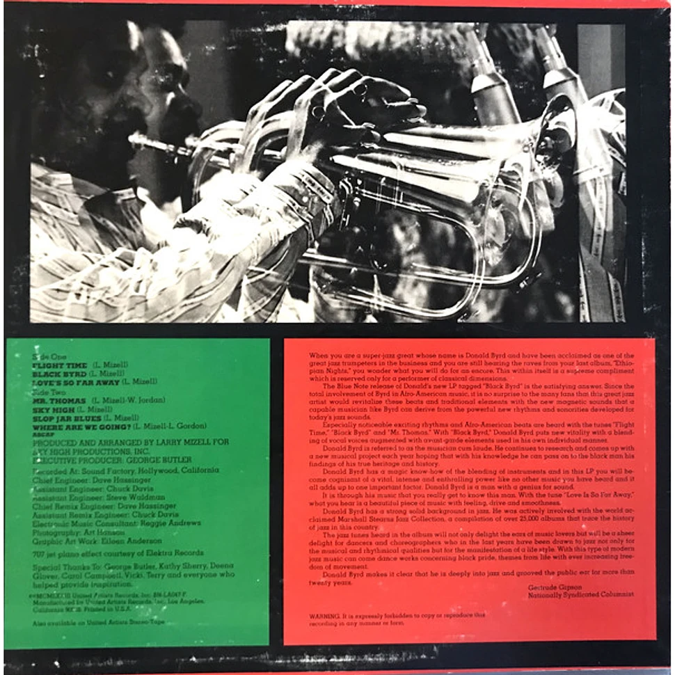 Donald Byrd - Black Byrd - Vinyl LP - 1973 - US - Original | HHV