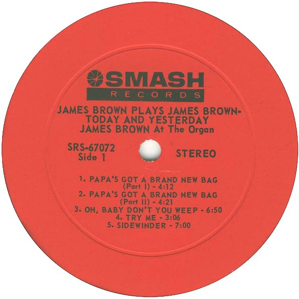 James Brown - James Brown Plays James Brown - Today & Yesterday - James Brown At The Organ