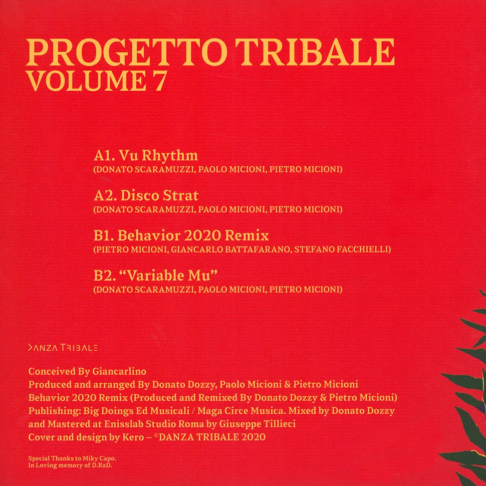Progetto Tribale - Volume 7 Donato Dozzy Remix