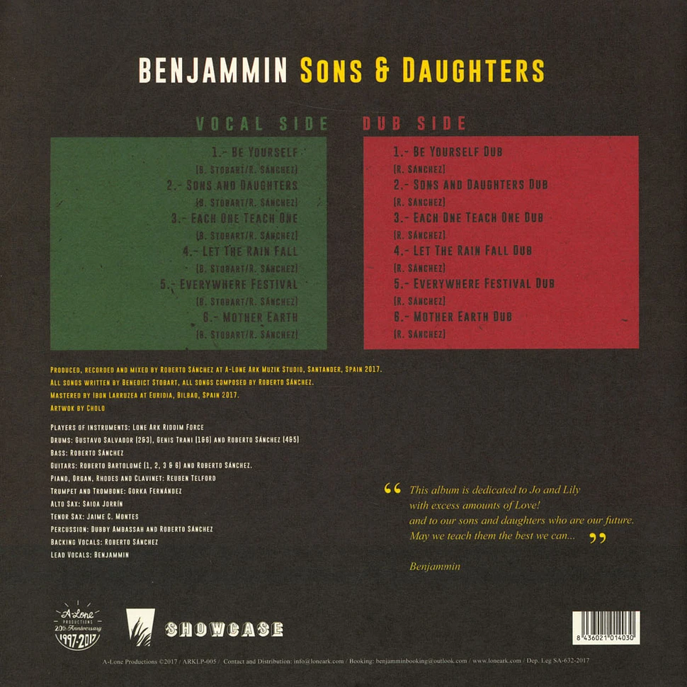 Benjammin - Sons & Daughters