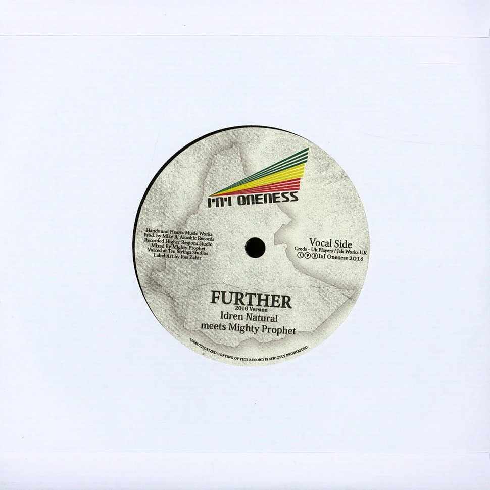 Idren Natural Meets Mighty Prophet - Further / Dubwise