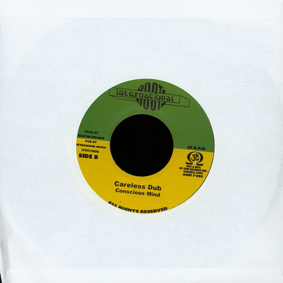 Ken Boothe / Conscious Mind - Who Really Care / Careless Dub