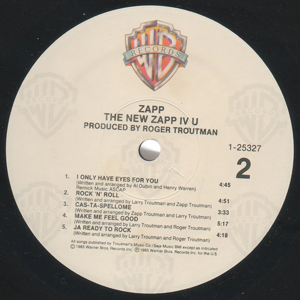 Zapp - The New Zapp IV U