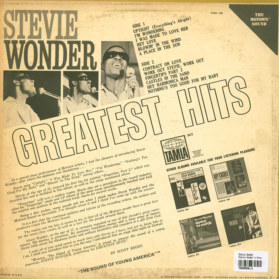 Stevie Wonder - Stevie Wonder's Greatest Hits