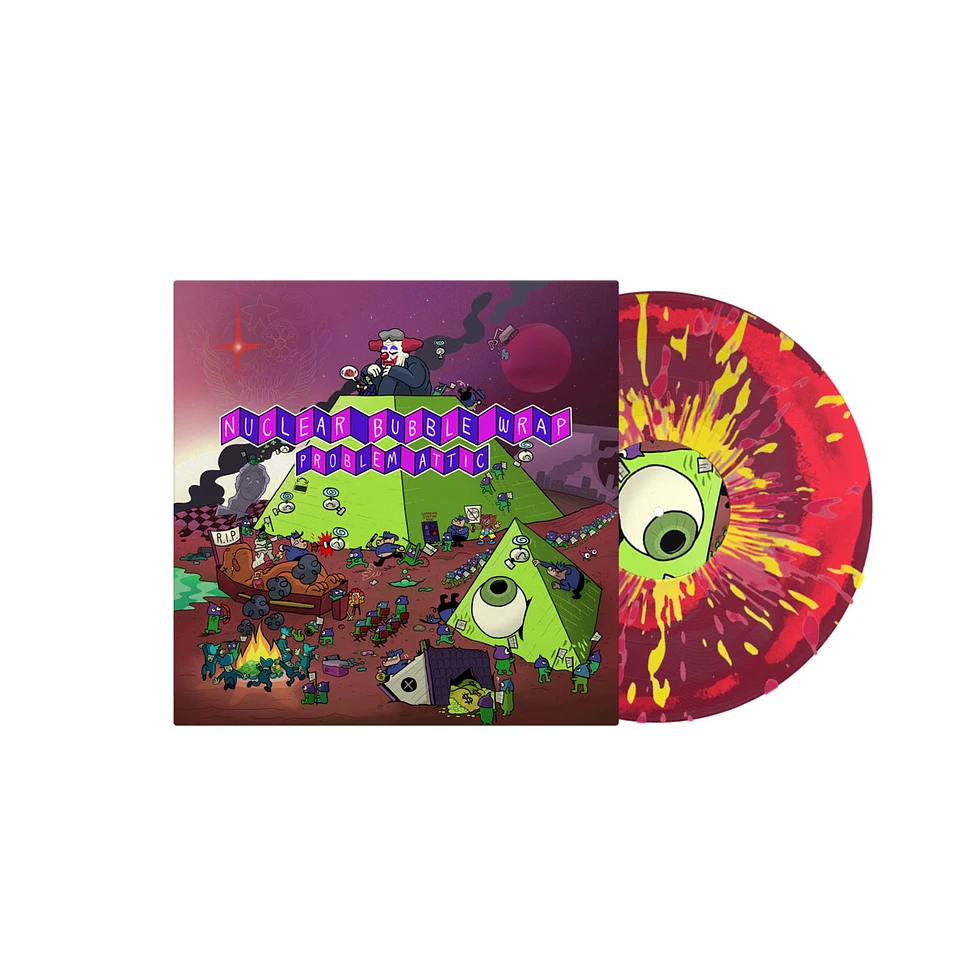 Nuclear Bubble Wrap - Problem Attic - Purple & Pink with splatter Vinyl Edition