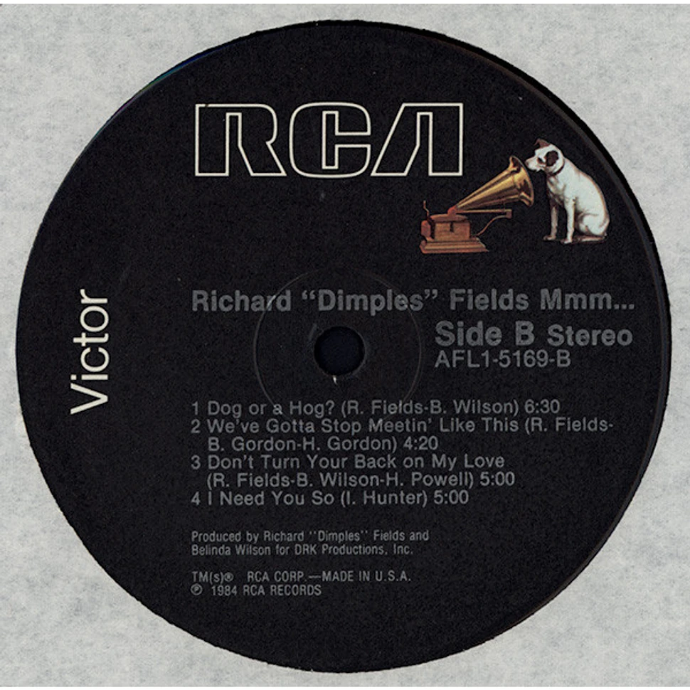 Richard 'Dimples' Fields - Mmm ...