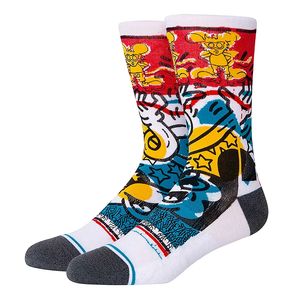 Stance x Keith Haring - Primary Haring Socks