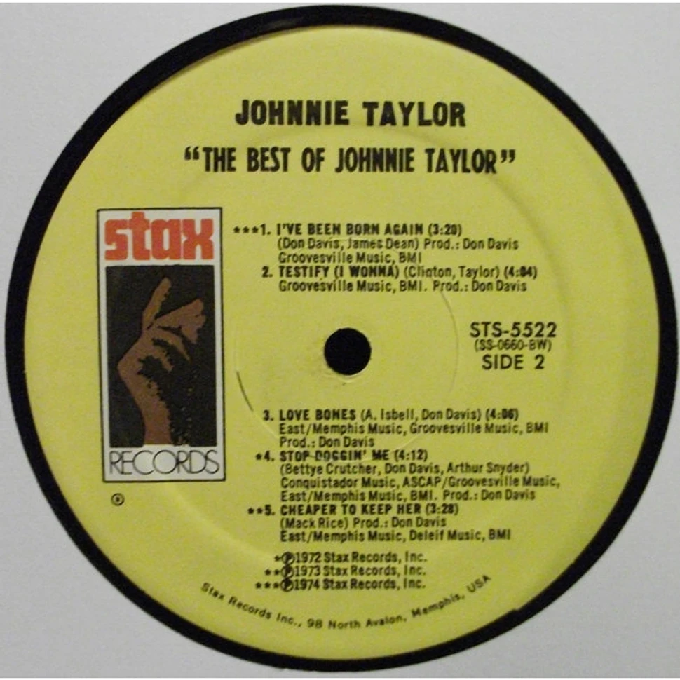 Johnnie Taylor - The Best Of Johnnie Taylor