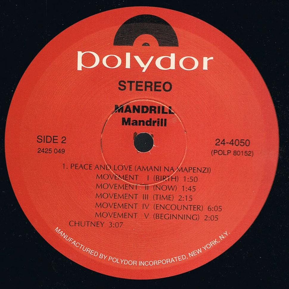 Mandrill - Mandrill