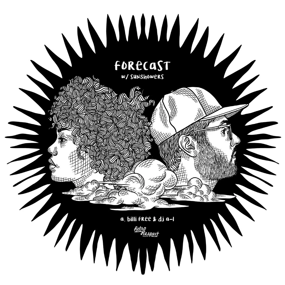 A. Billi Free X DJ A-L - Forecast (W/ Sunshowers) Clear Vinyl Edition