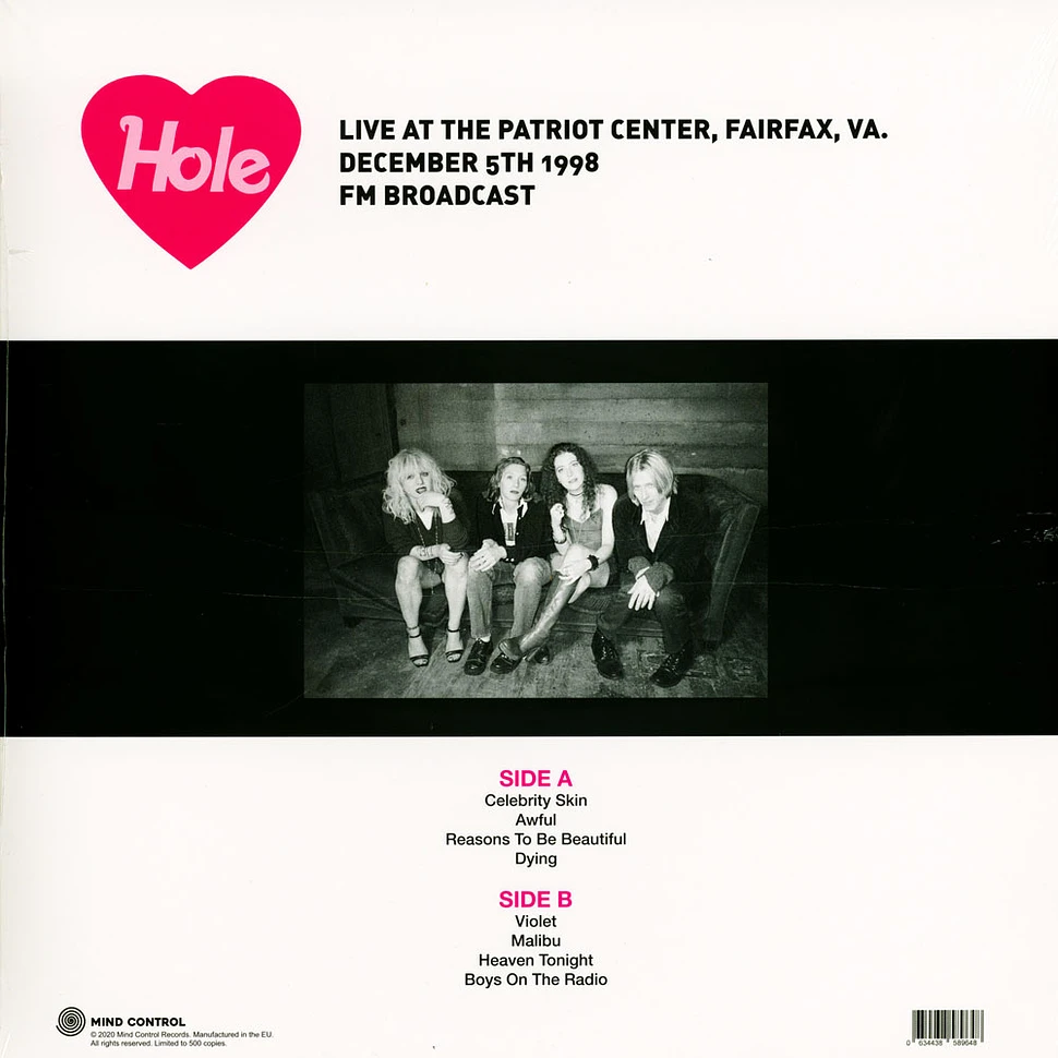 Hole - Heaven Tonight Live At The Patriot Center Fairfax 1998