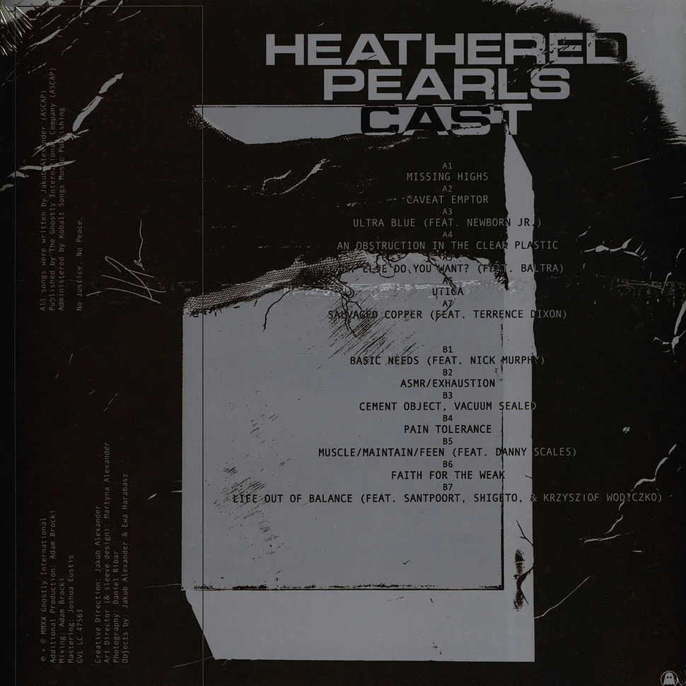Heathered Pearls - Cast Rust Patina Vinyl Edition