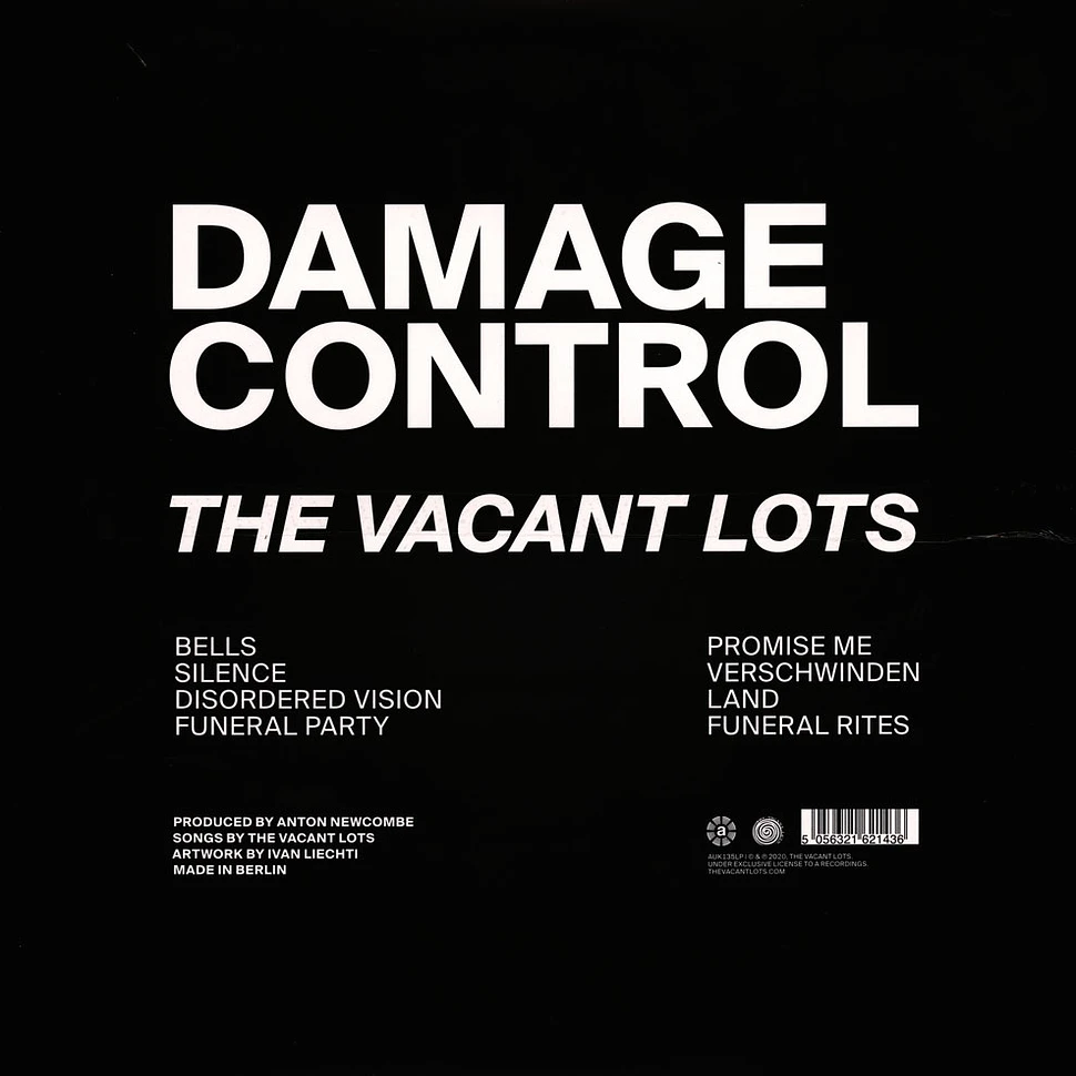 The Vacant Lots - Damage Control White / Black Splatter Vinyl Edition