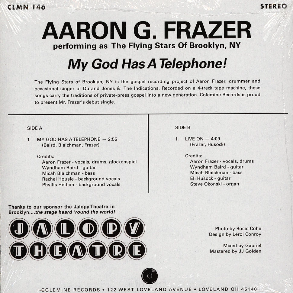 Aaron Frazer - My God Has A Telephone