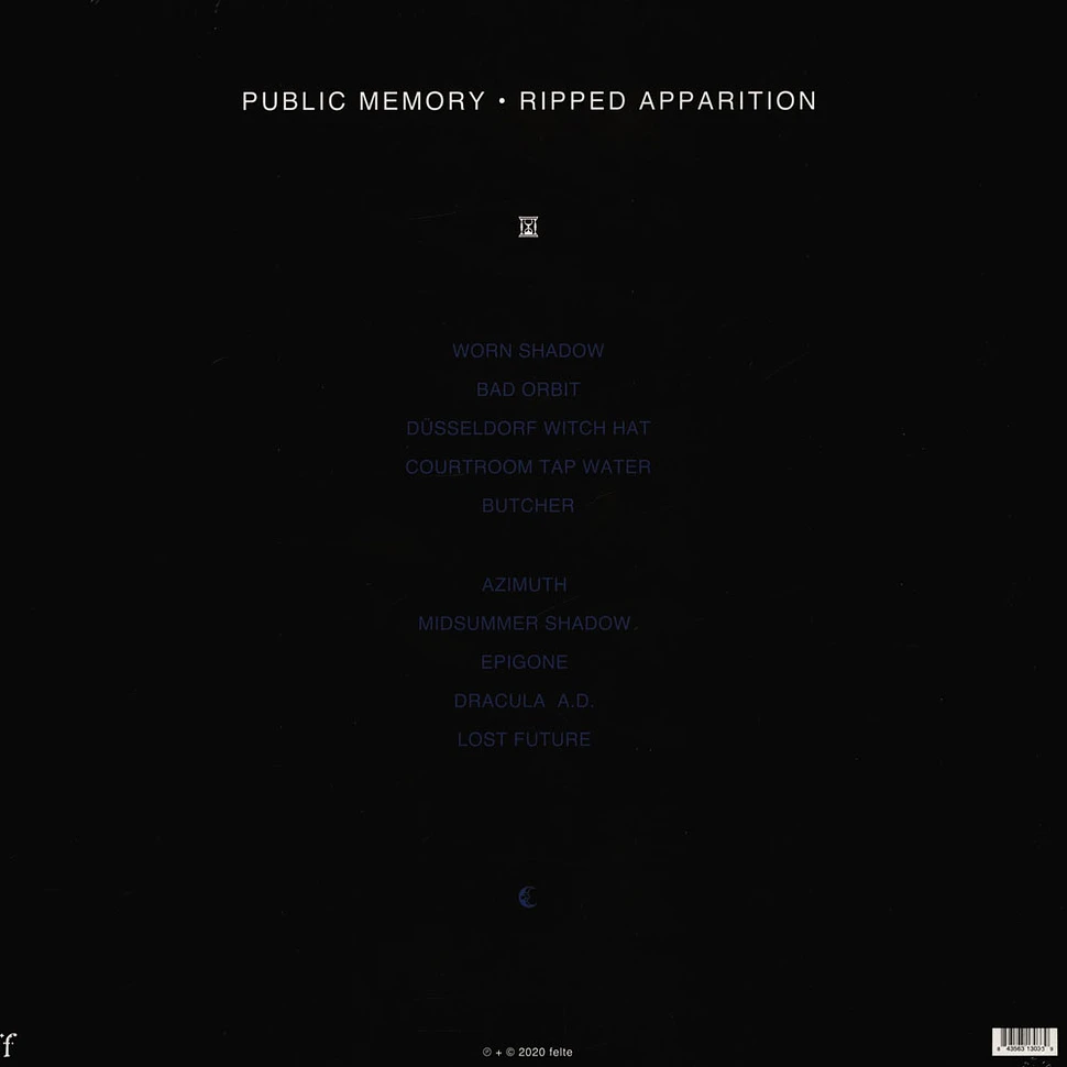 Public Memory - Ripped Apparition Phantom Blue Vinyl Edition