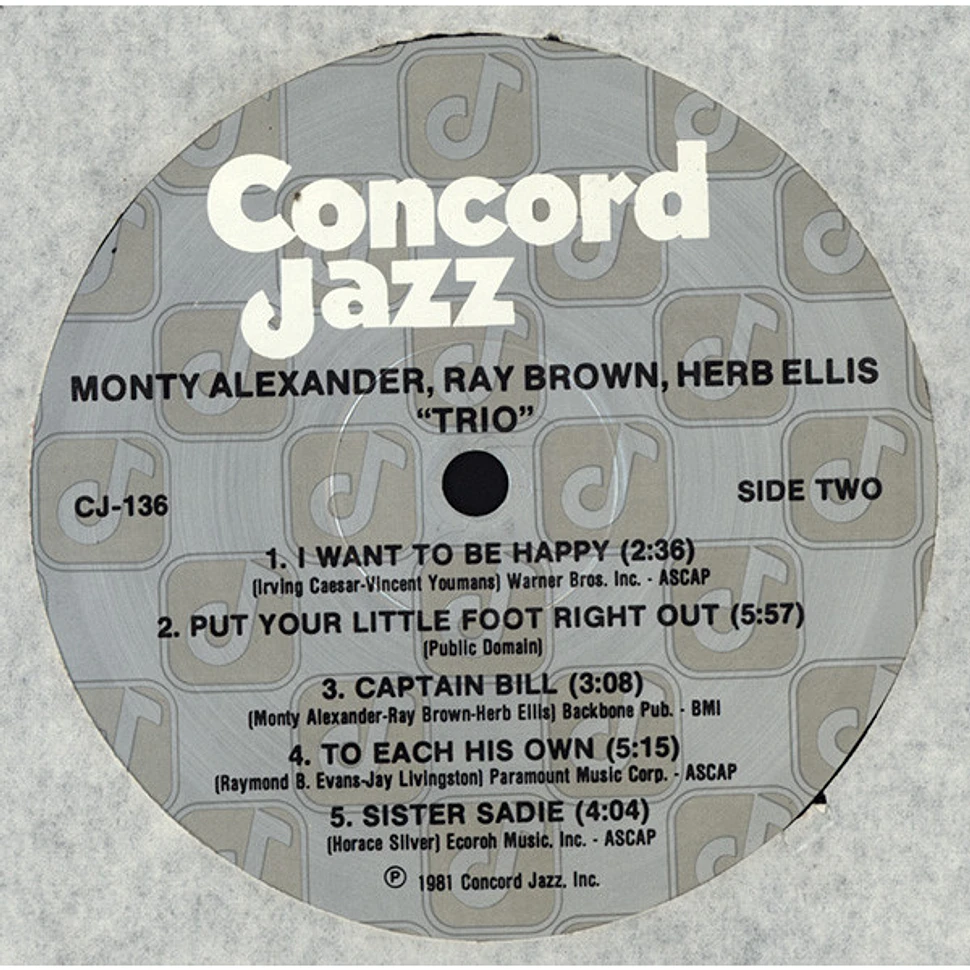 Monty Alexander / Ray Brown / Herb Ellis - Trio