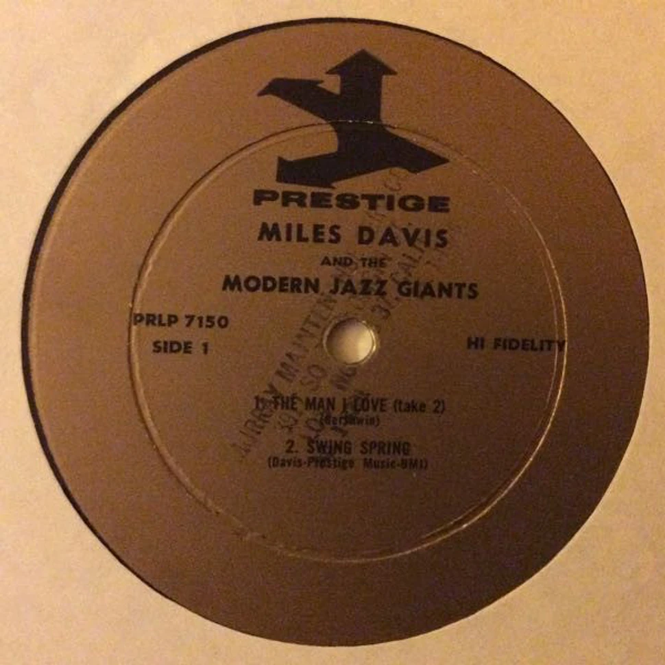 Miles Davis - Miles Davis And The Modern Jazz Giants