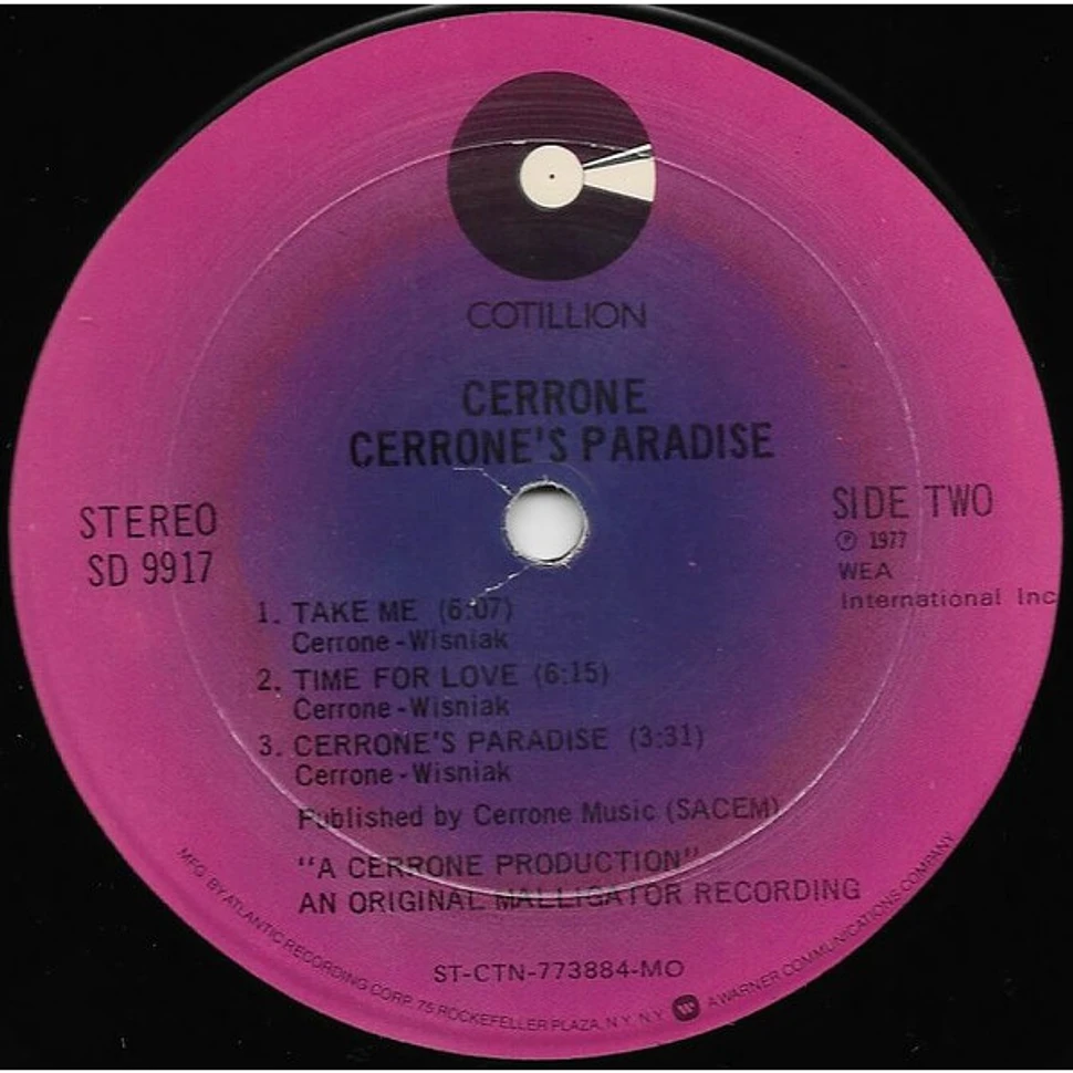 Cerrone - Cerrone's Paradise