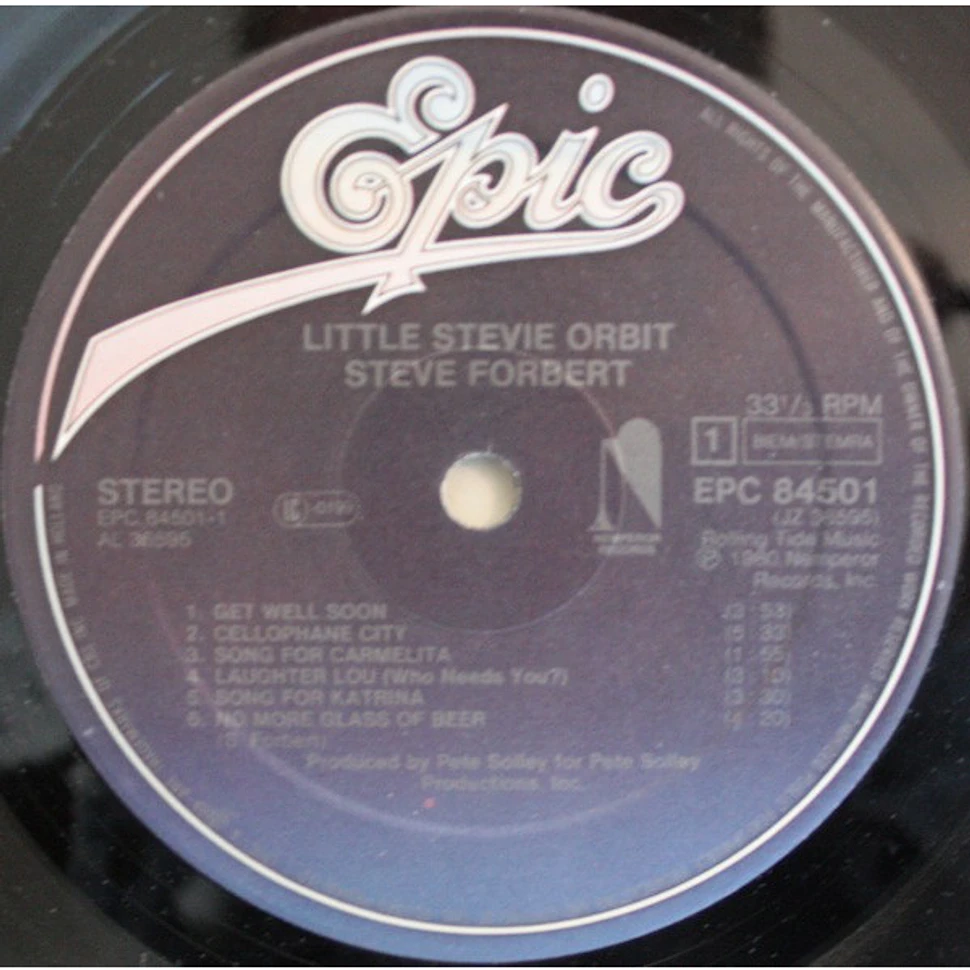 Steve Forbert - Little Stevie Orbit