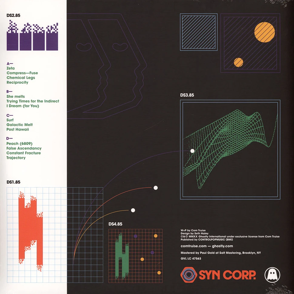 Com Truise - In Decay, Too Limited Red, Blue & Yellow Marbled VinyL Edition