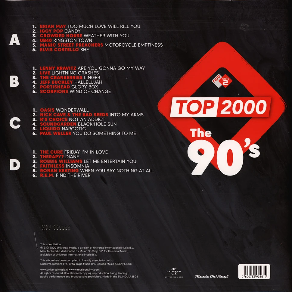 V.A. - Top 2000-The 90's