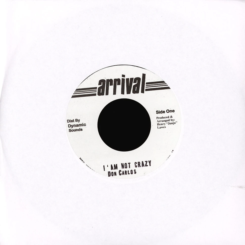 Don Carlos / Scientist & Roots Radics - I'm Not Crazy / Jah Is Universal Dub