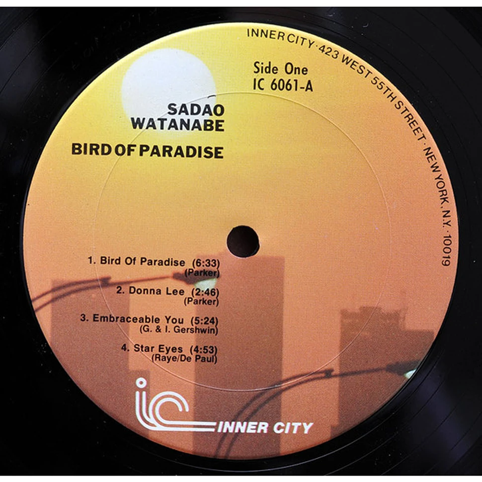 Sadao Watanabe With The Great Jazz Trio - Bird Of Paradise