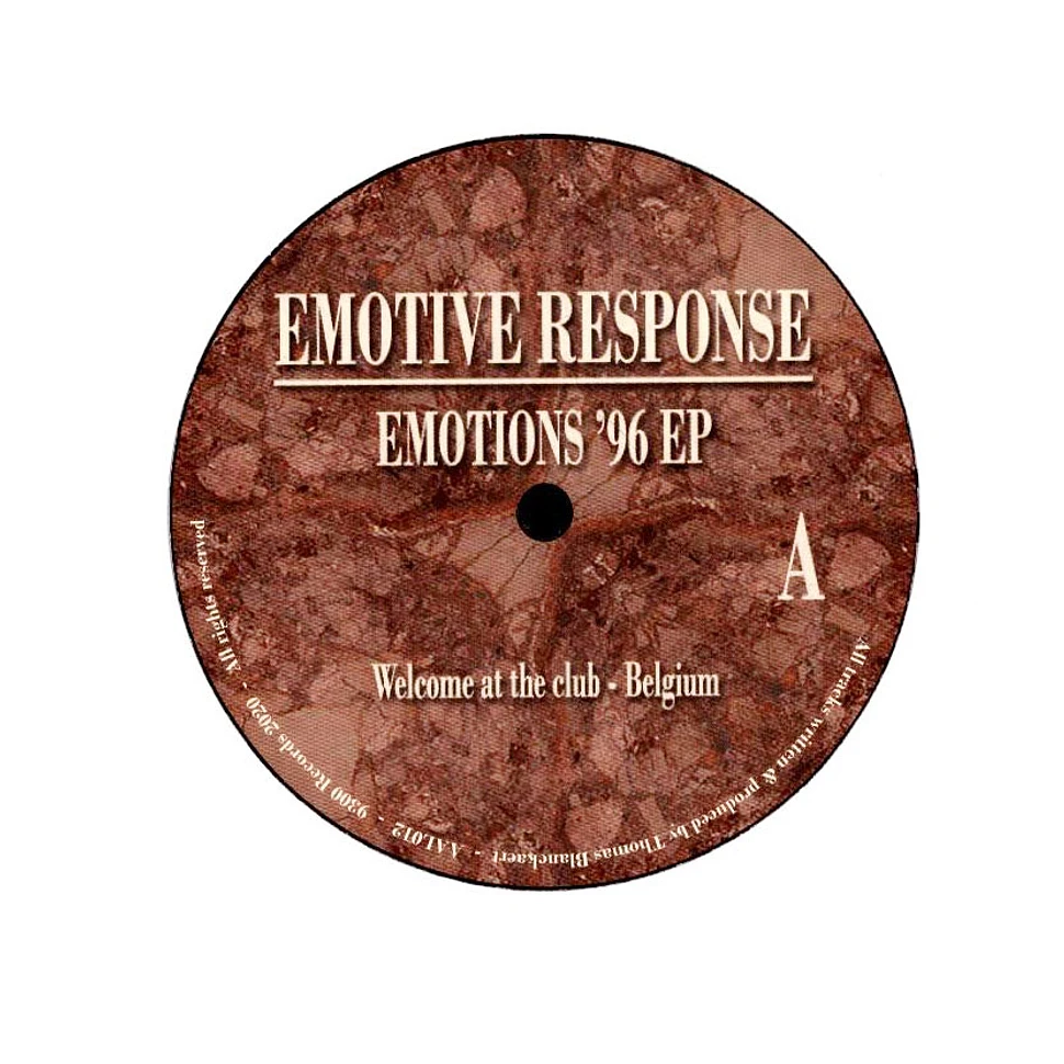 Emotive Response (Innershades) - Emotions '96