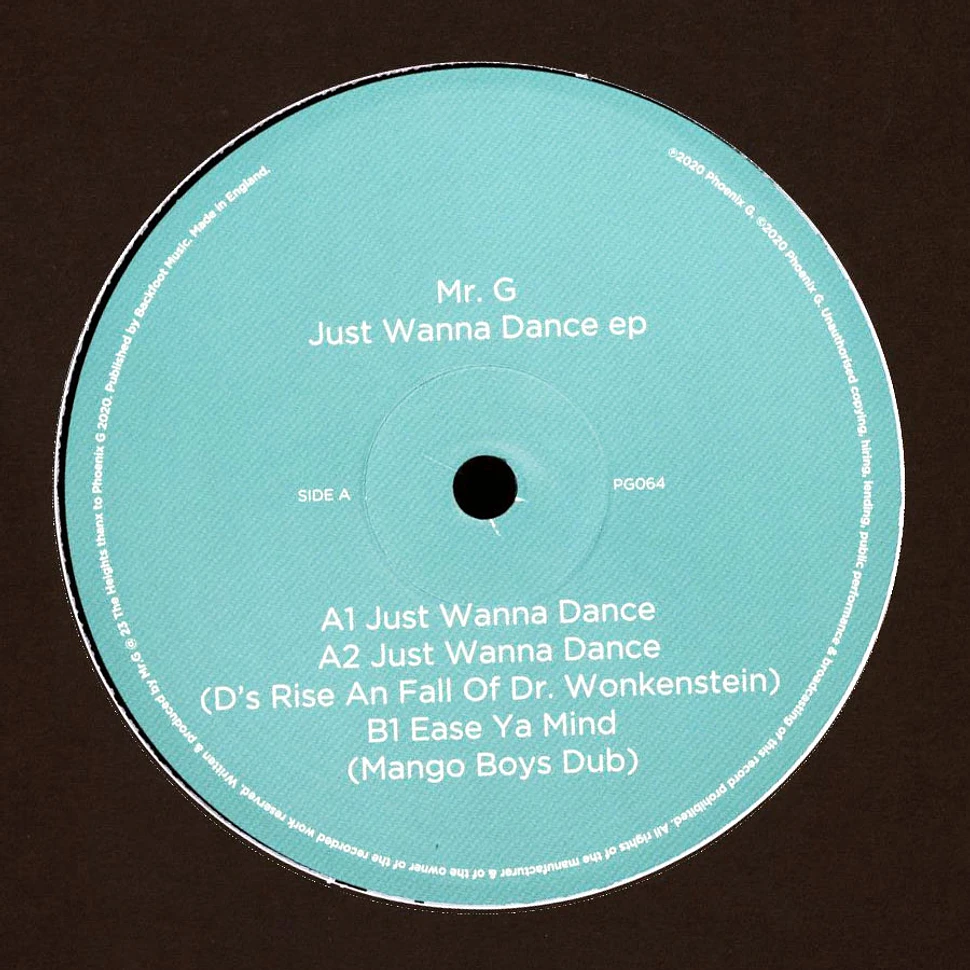 Mr. G - Just Wanna Dance EP