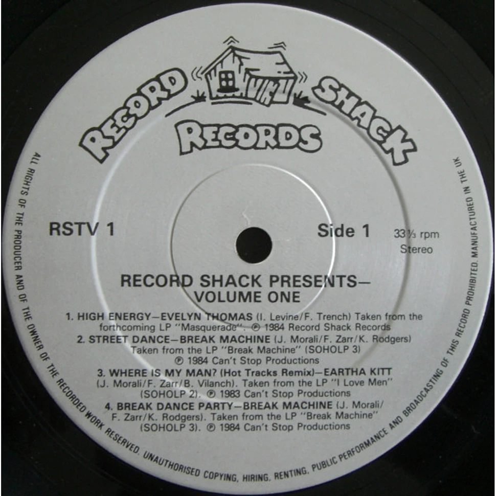 V.A. - Record Shack Presents Volume One