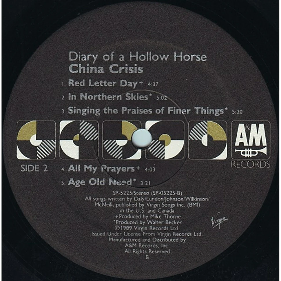 China Crisis - Diary Of A Hollow Horse
