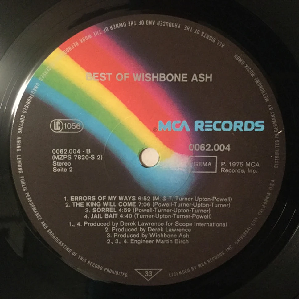 Wishbone Ash - Best Of Wishbone Ash