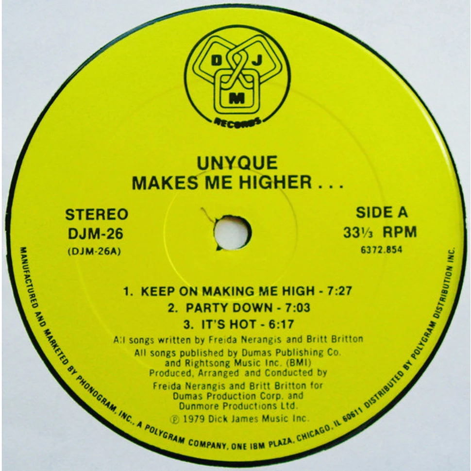 Unyque - Makes Me Higher...