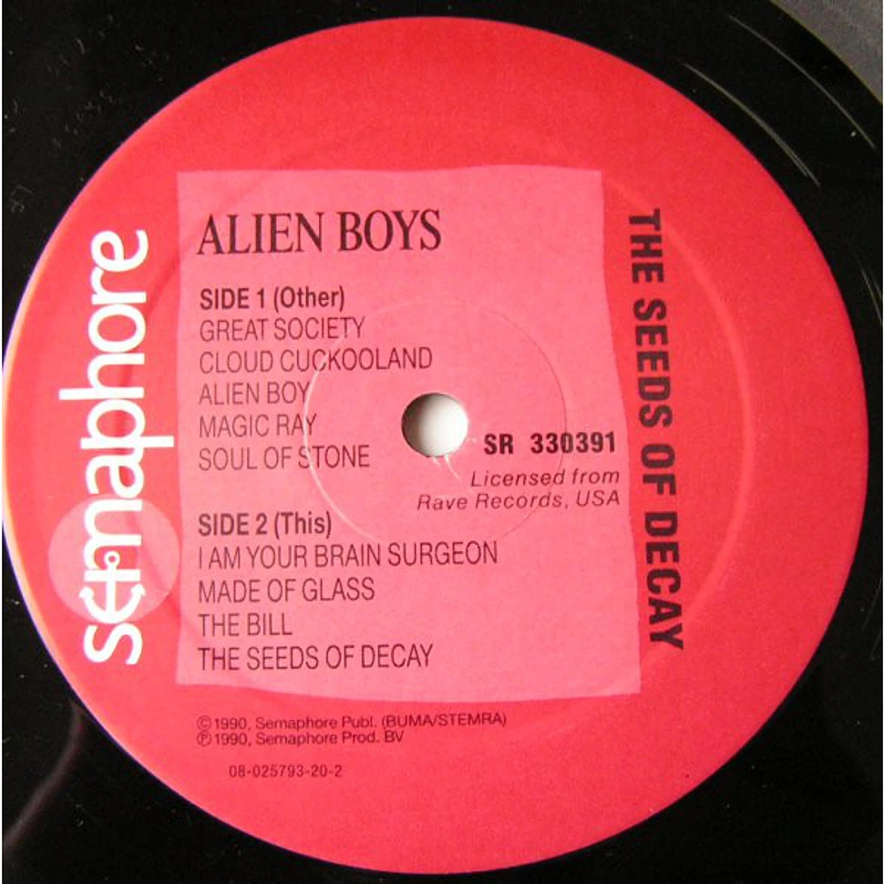 Alien Boys - The Seeds Of Decay