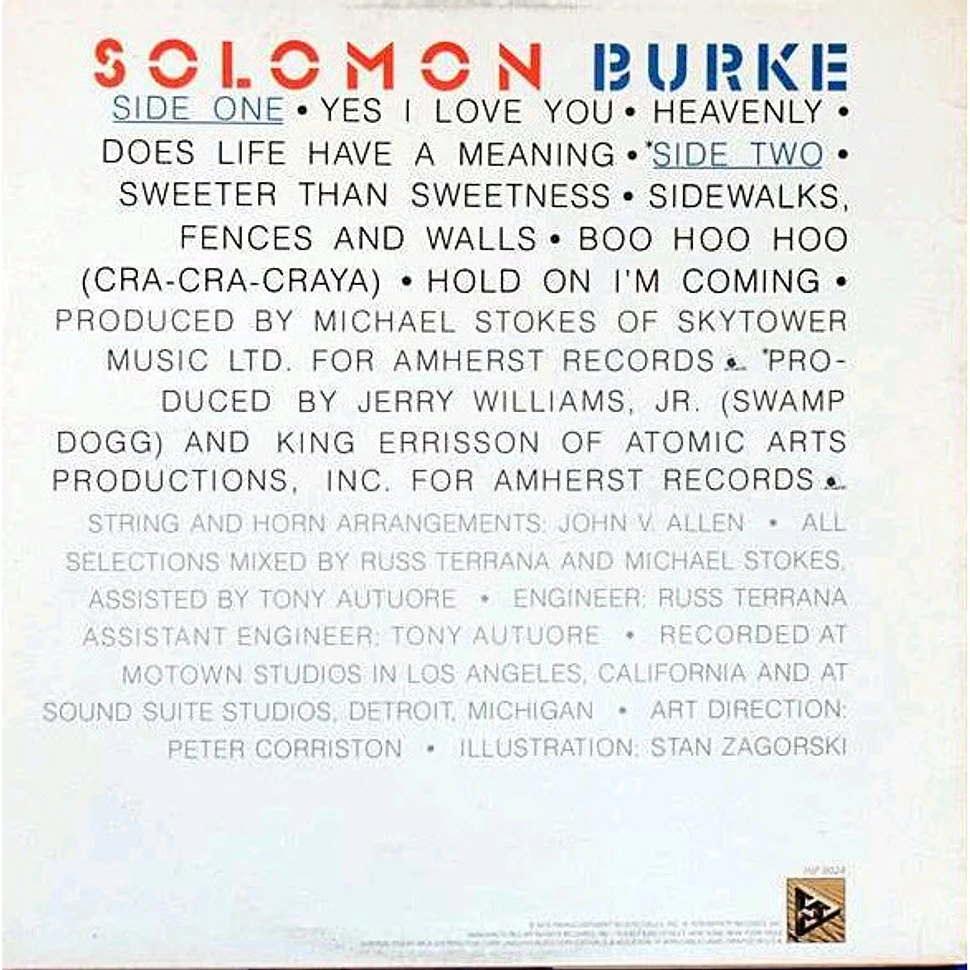 Solomon Burke - Sidewalks, Fences And Walls