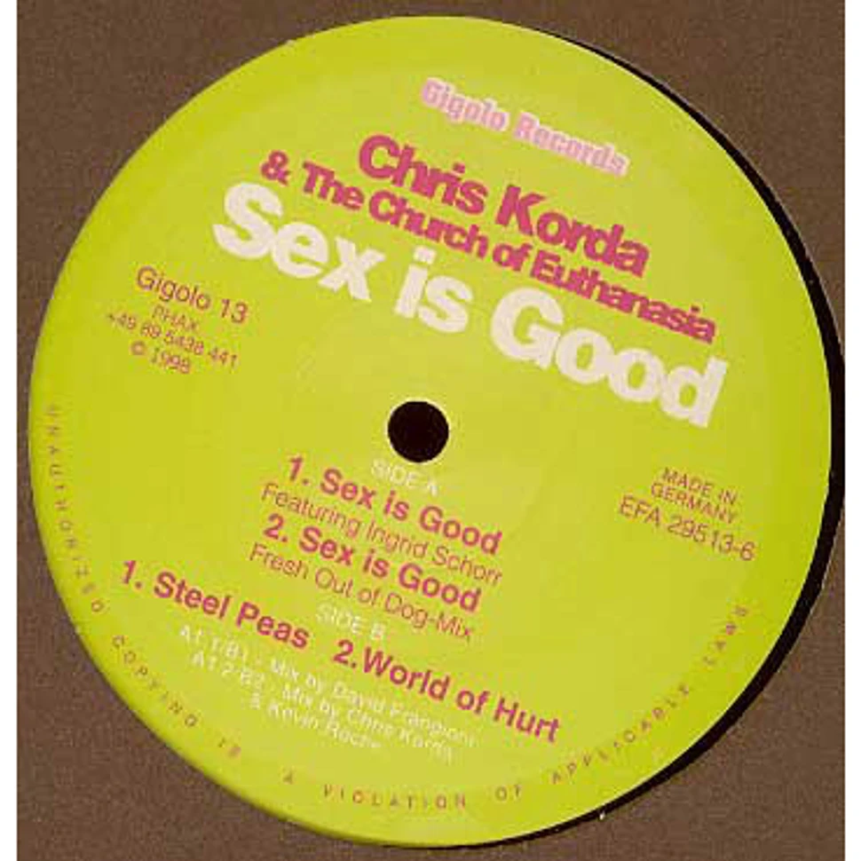 Chris Korda & The Church Of Euthanasia - Sex Is Good