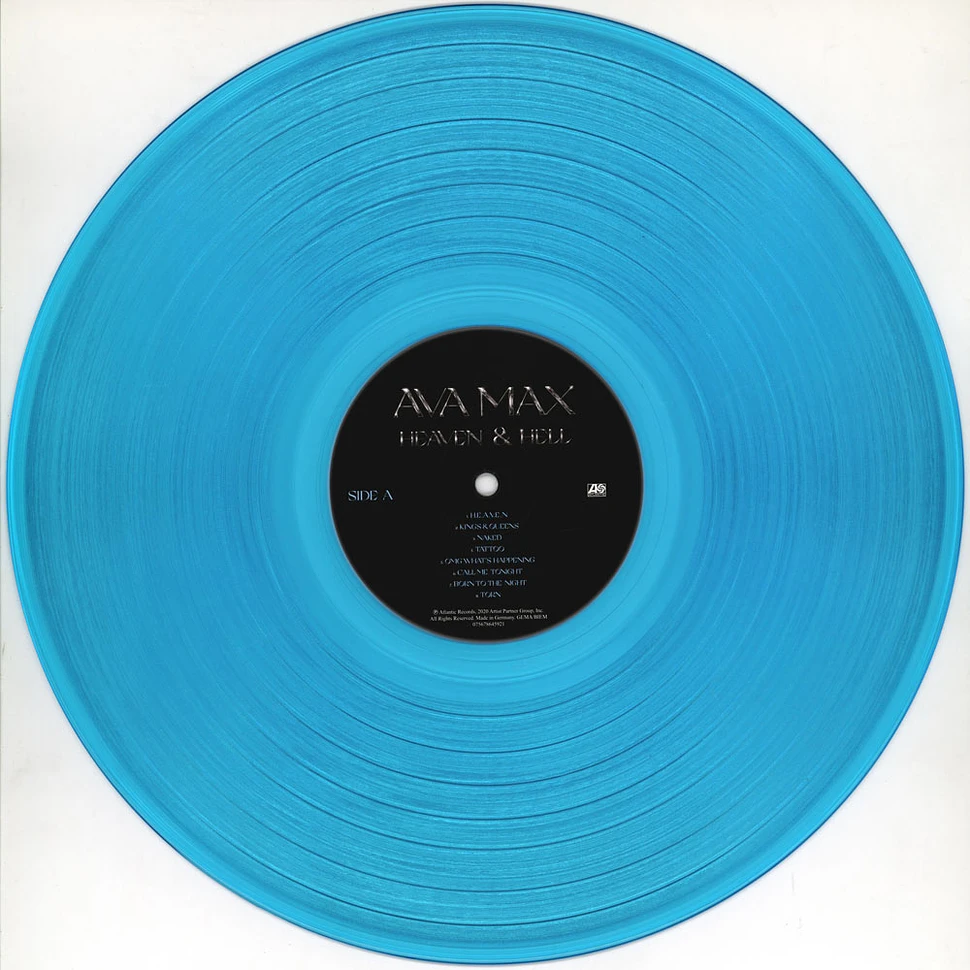Ava Max - Heaven & Hell Curacao Transparent Vinyl Edition