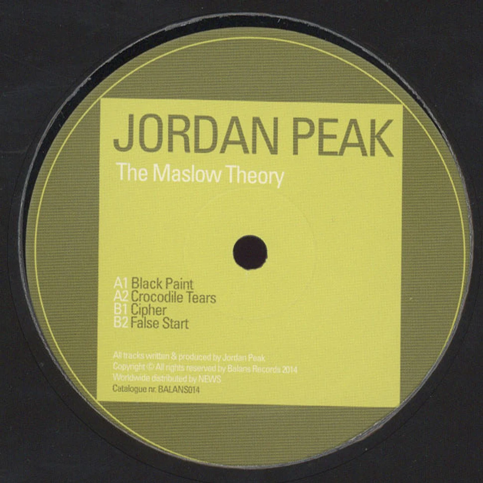 Jordan Peak - The Maslow Theory